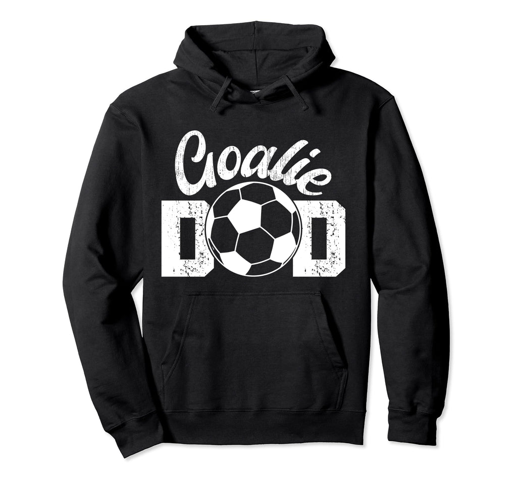 Soccer Goalie Dad Proud Dad Soccer Hoodie - Minimalist Print Unisex