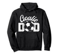Soccer Goalie Dad Proud Dad Soccer Hoodie - Minimalist Print Unisex