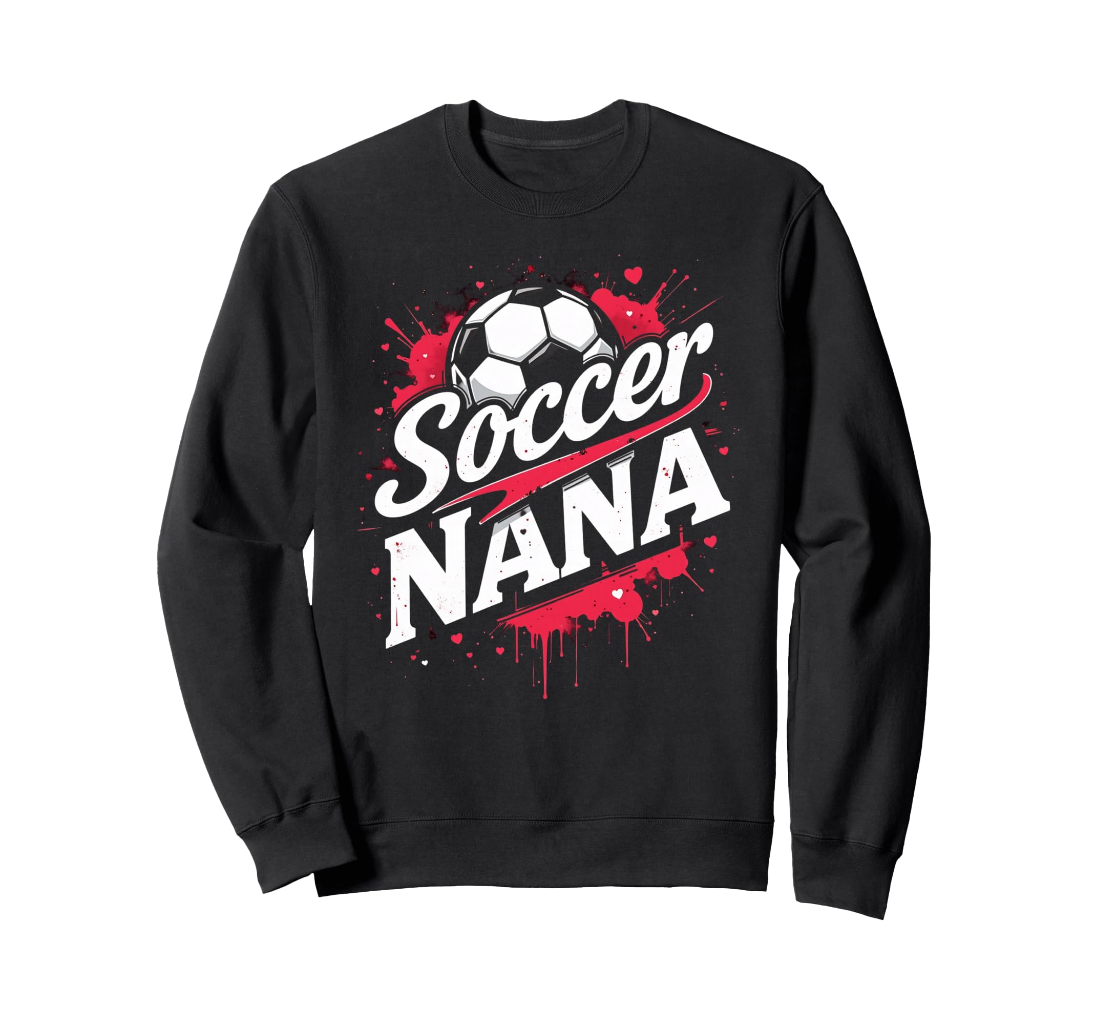 Proud Soccer Nana Funny Grandma Sweatshirt - Fun Novelty Design for Adults
