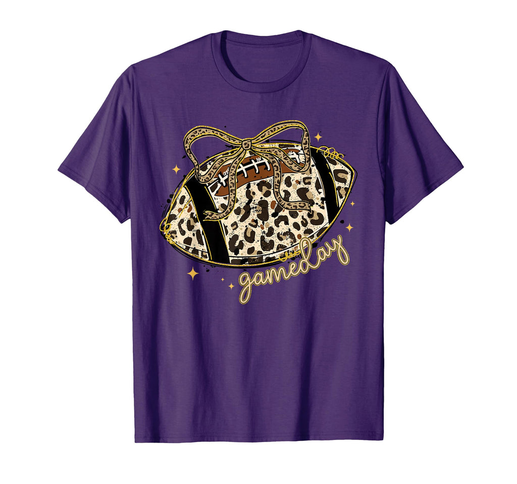 Camo Football Game Day Preppy Coquette T-Shirt - Trendy Graphic Men Women