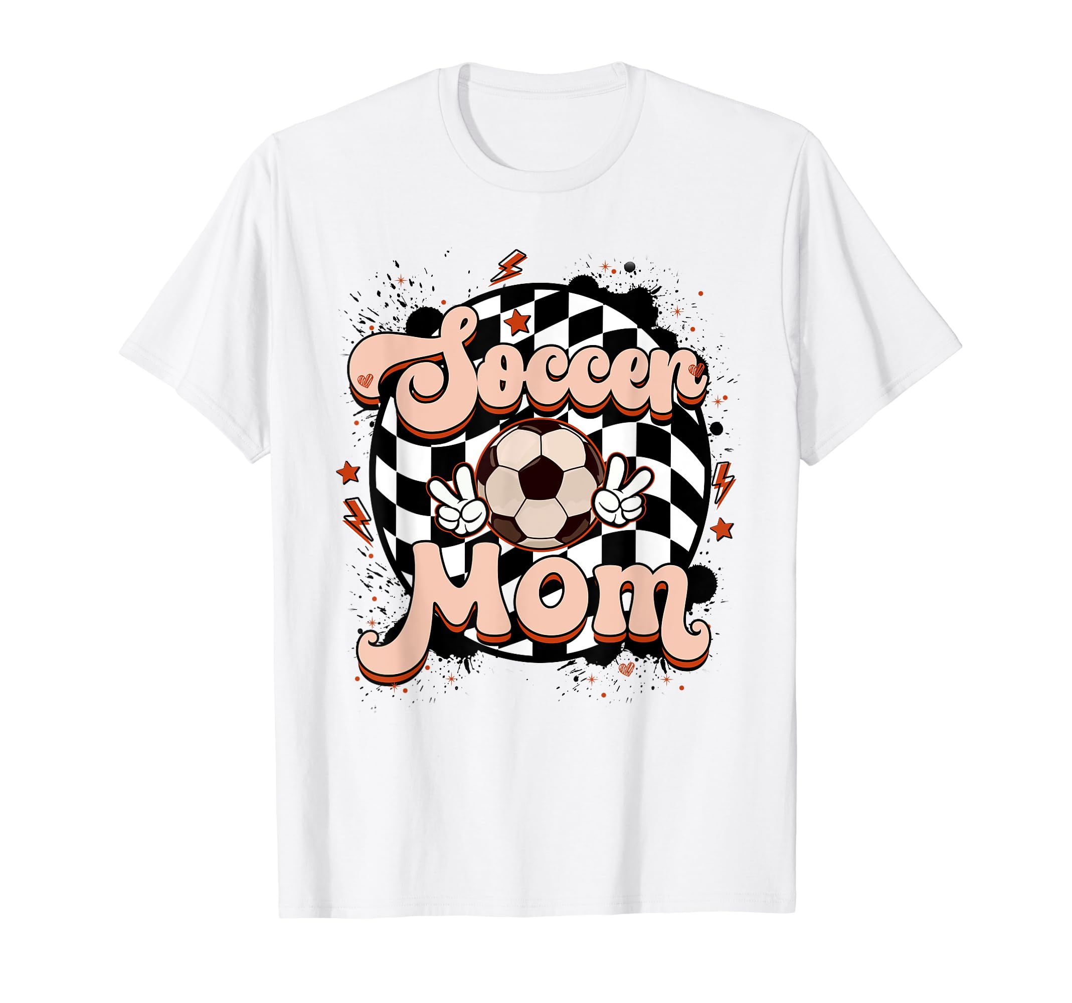 Soccer Mama Funny Soccer Mom Mama Soccer T-Shirt - Graphic Print Unisex