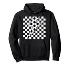 Lightning Bolt Checkered Aesthetic Hoodie - Streetwear Style Men Women