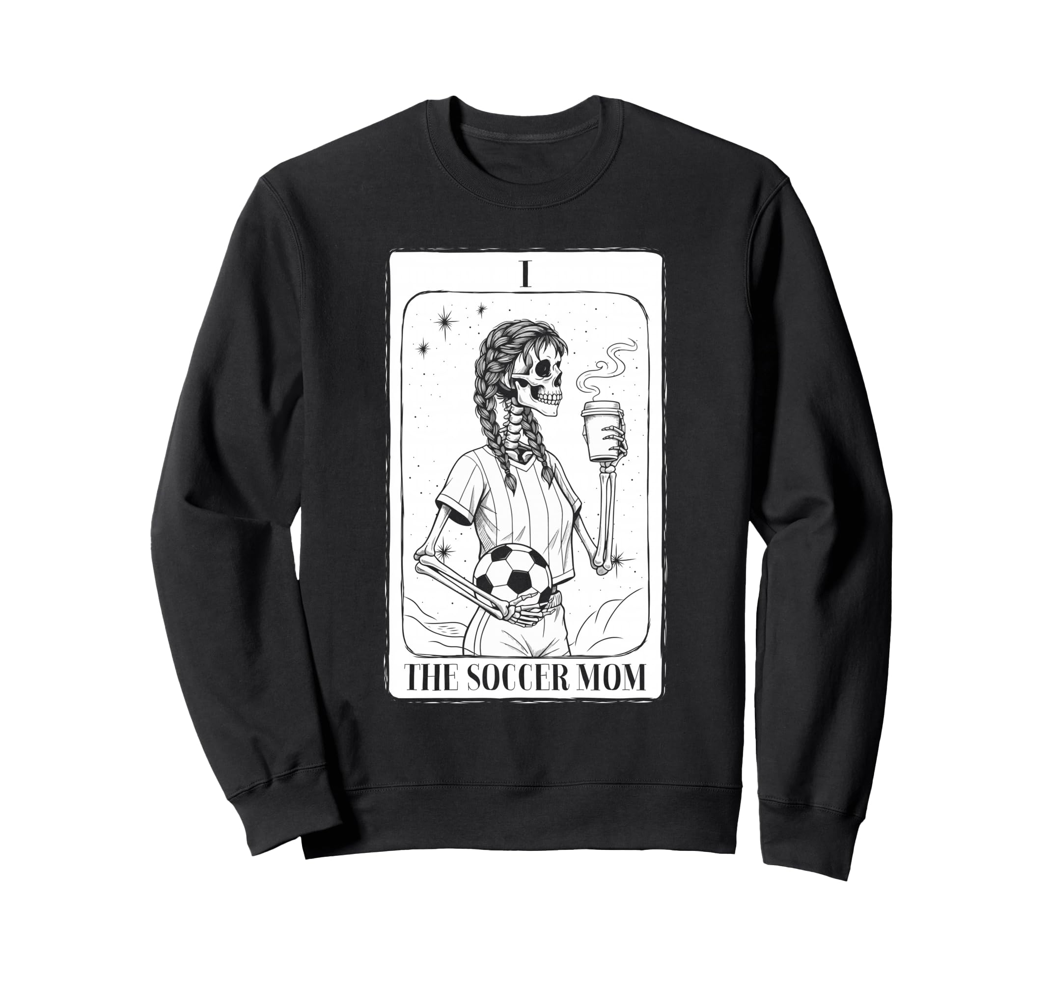 Halloween Skeleton Soccer Mom Sweatshirt - Aesthetic Graphic Men Women