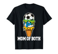 Soccer Volleyball Mom Ice Cream T-Shirt - Casual Everyday Wear Men Women