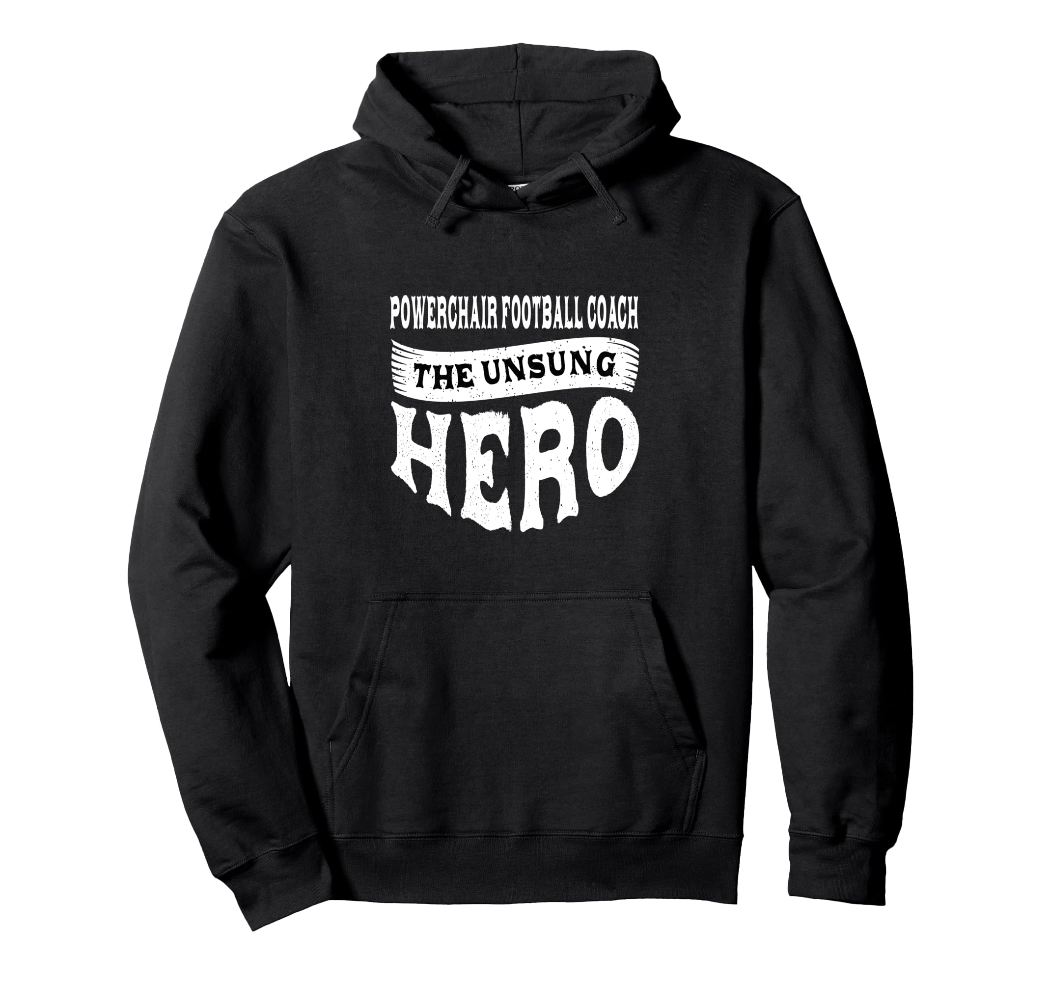 Powerchair Football Coach Unsung Hoodie - Minimalist Print Men Women