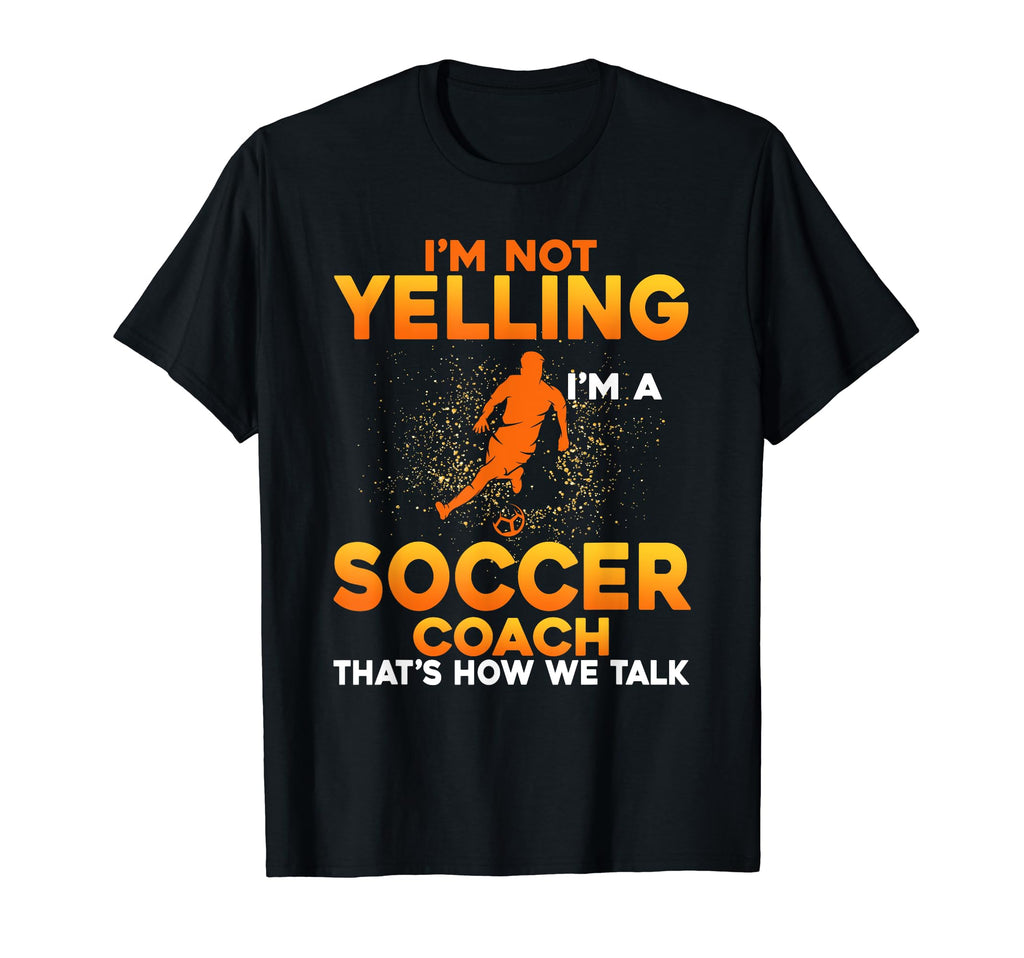 Soccer Coaching Training Trainer T-Shirt - Novelty Apparel for Adults