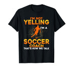 Soccer Coaching Training Trainer T-Shirt - Novelty Apparel for Adults