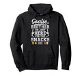 Funny Hockey Goalie Brother Ice Hoodie - Casual Everyday Wear Unisex