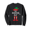 Funny Soccer Elf Matching Family Sweatshirt - Custom Art Print Men Women