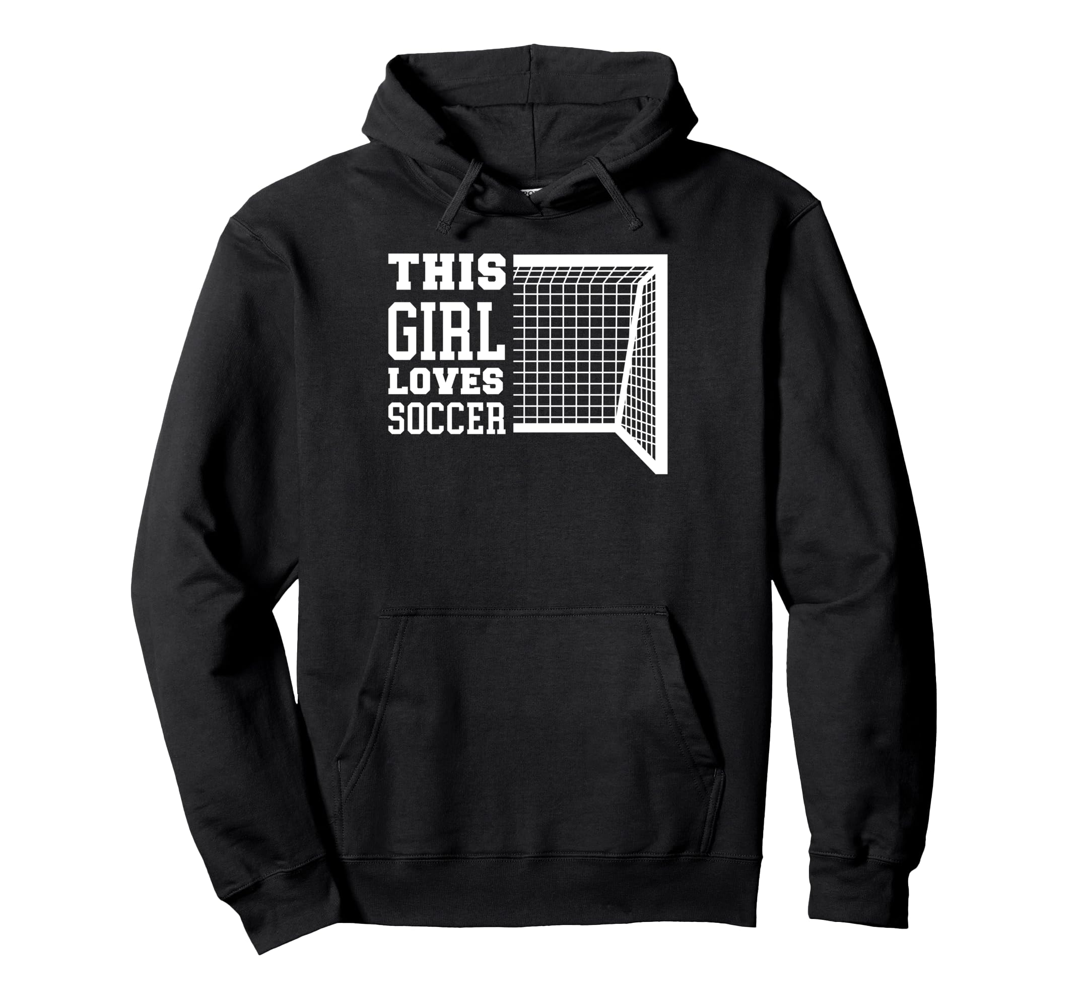 Funny Sport Loves Soccer Hoodie - Novelty Apparel Unisex