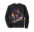 Colorful Soccer Splash Sports Sweatshirt - Casual Everyday Wear Men Women