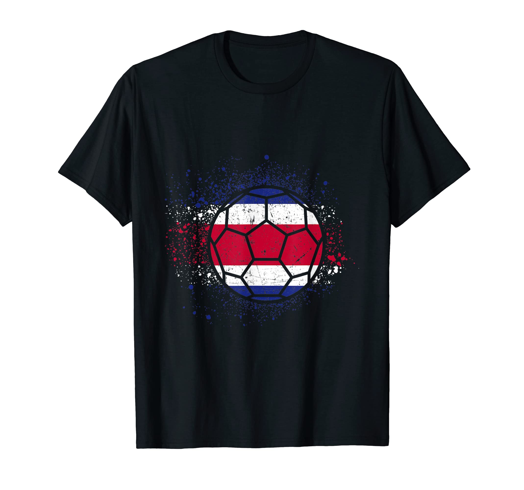 Costa Rica Fans Costa Rica Flag T-Shirt - Casual Everyday Wear Unisex
