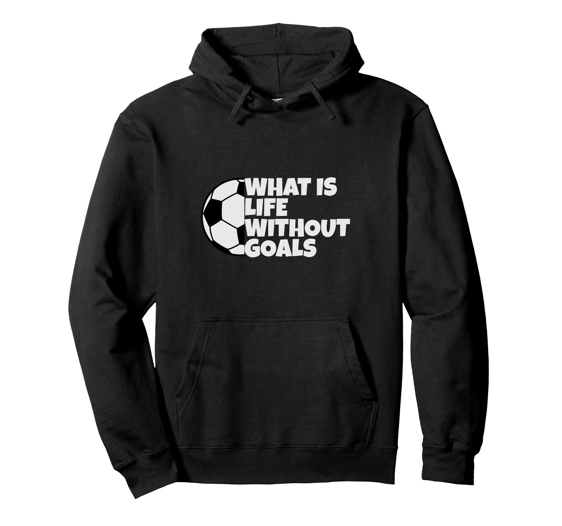 What Is Life Without Goals Hoodie - Minimalist Print Unisex