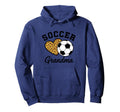 Soccer Grandma Grandparent Game Hoodie - Casual Everyday Wear Men Women
