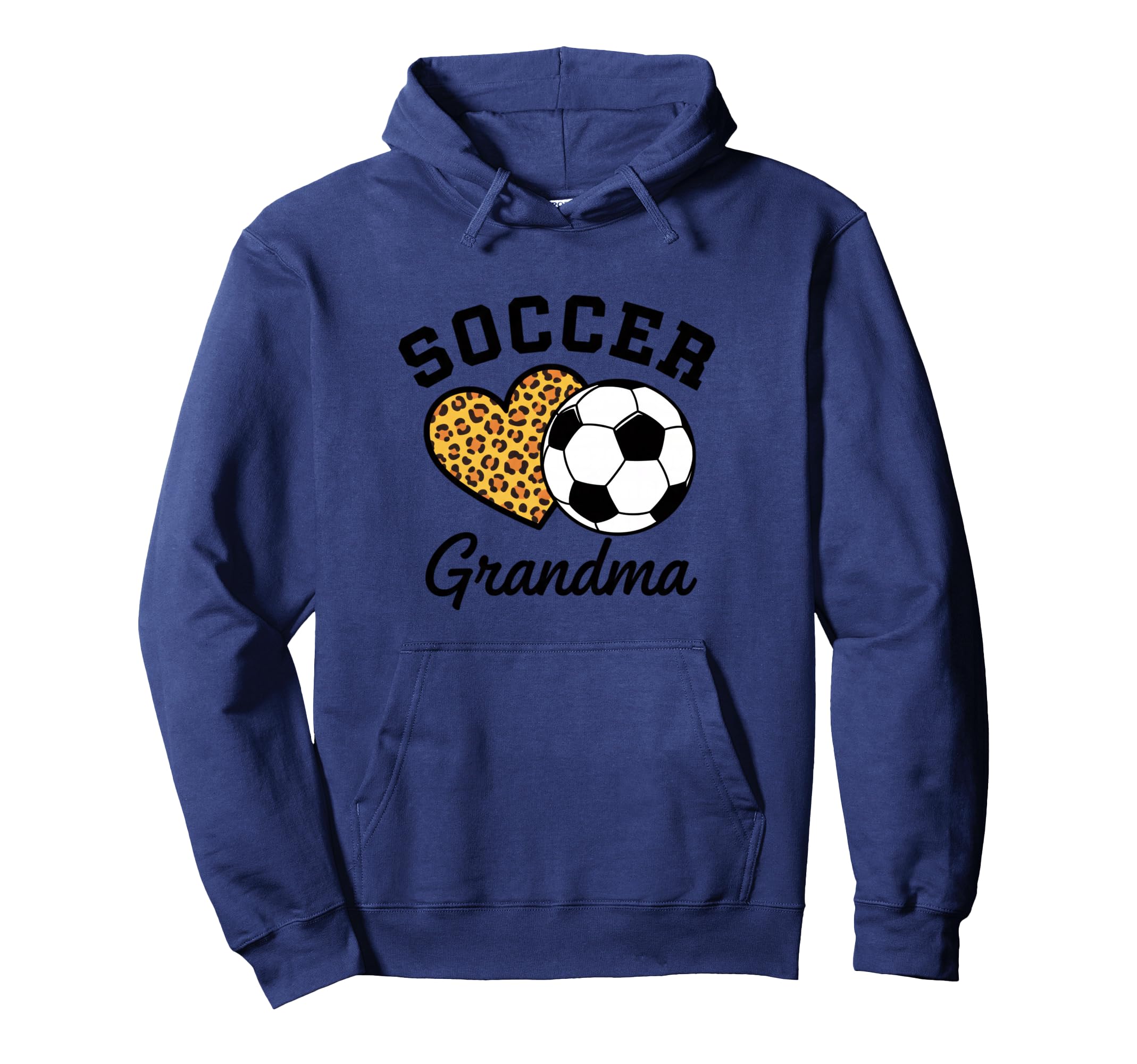 Soccer Grandma Grandparent Game Hoodie - Casual Everyday Wear Men Women