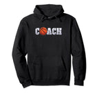 Basketball Coach Coaching Assistant Hoodie - Minimalist Print for Adults