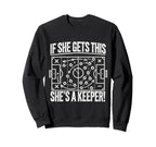 Soccer Goalie Art Soccer Coach Sweatshirt - Casual Everyday Wear Men Women