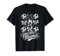 Soccer Mama Coquette Bow Soccer Mom Fan T-Shirt - Graphic Print Unisex