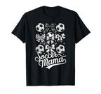 Soccer Mama Coquette Bow Soccer Mom Fan T-Shirt - Graphic Print Unisex