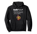Lacrosse Goalie Definition Lax Hoodie - Casual Everyday Wear Men Women