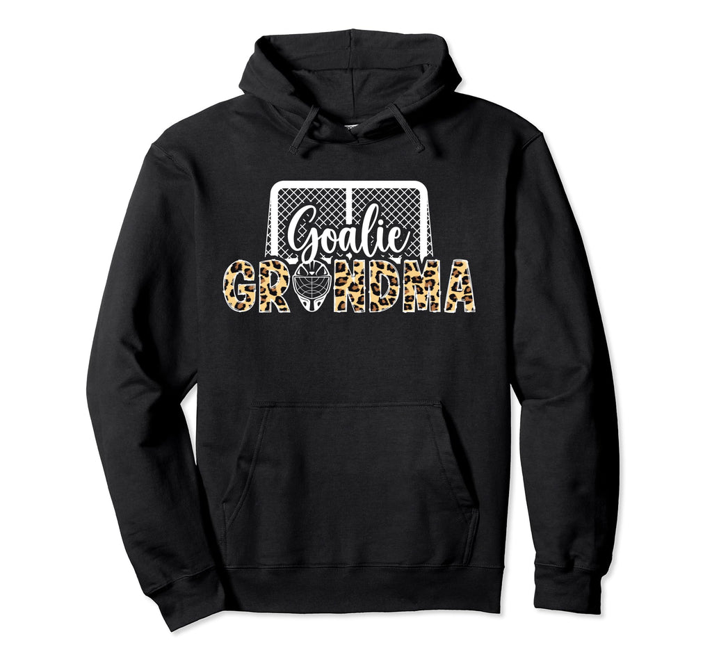 Ice Hockey Goalie Grandma Hockey Keeper Hoodie - Trendy Graphic for Adults