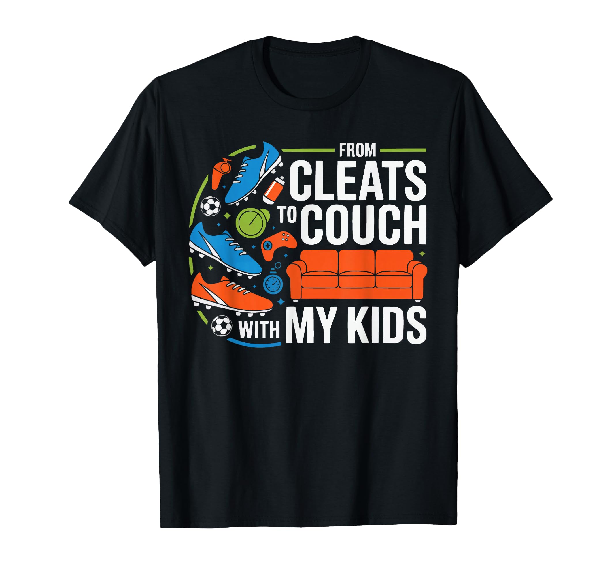 Soccer Player Soccer Dad Kick Sport T-Shirt - Fun Novelty Design Unisex