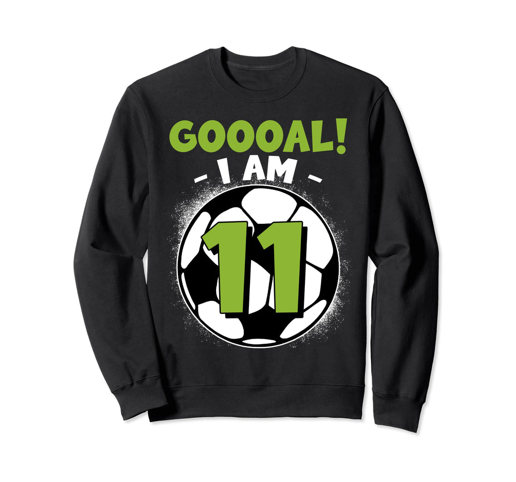 11 Year Old Birthday Soccer Sweatshirt - Casual Everyday Wear Men Women