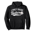 I Only Raise Ballers Soccer Baseball Mom Hoodie - Minimalist Print Unisex