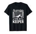 My Grandson Soccer Keeper Grandma T-Shirt - Fun Novelty Design for Adults