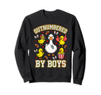 Outnumbered Ducklings Football Soccer Sweatshirt - Minimalist Print Unisex