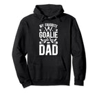 Favorite Ice Hockey Goalie Dad Hockey Hoodie - Custom Art Print for Adults