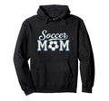 Soccer Mom Heart Club Gameday Mothers Hoodie - Novelty Apparel for Adults