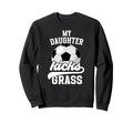 Soccer Mom Soccer Player Mama Sweatshirt - Minimalist Print for Adults