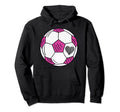 Soccer Heart Hoodie - Novelty Apparel Unisex