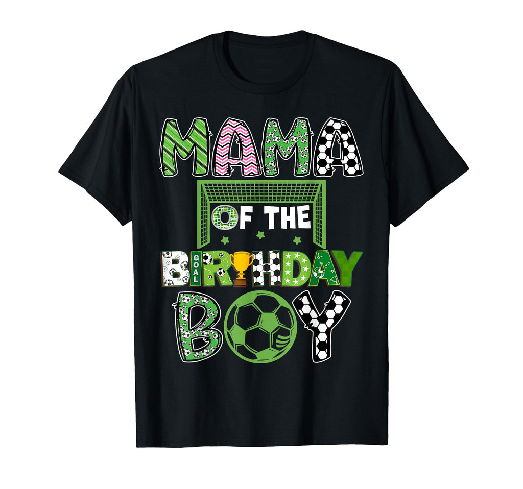 Mama Birthday Soccer Player Birthday T-Shirt - Custom Art Print Unisex