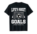 Soccer Fans Soccer Coaches Life Is T-Shirt - Fun Novelty Design Unisex