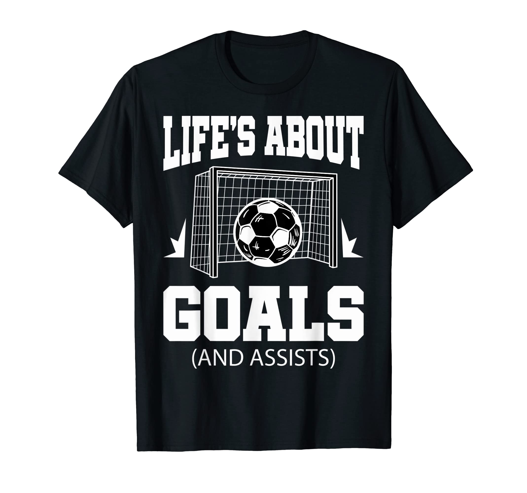 Soccer Fans Soccer Coaches Life Is T-Shirt - Fun Novelty Design Unisex