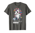Kawaii Unicorn Soccer Skills Loading T-Shirt - Custom Art Print Unisex