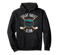 Funny Ice Hockey Player Winter Sport Hoodie - Unique Graphic for Adults