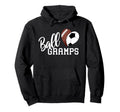 Ball Gramps Heart Funny Football Hoodie - Aesthetic Graphic for Adults