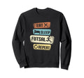 Eat Sleep Futsal Repeat Funny Sweatshirt - Custom Art Print Men Women