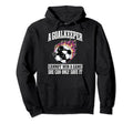 Goalie Goalkeeper Soccer Player Sport Hoodie - Trendy Graphic for Adults