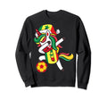 Soccer Dabbing Unicorn Hat Sweatshirt - Casual Everyday Wear for Adults