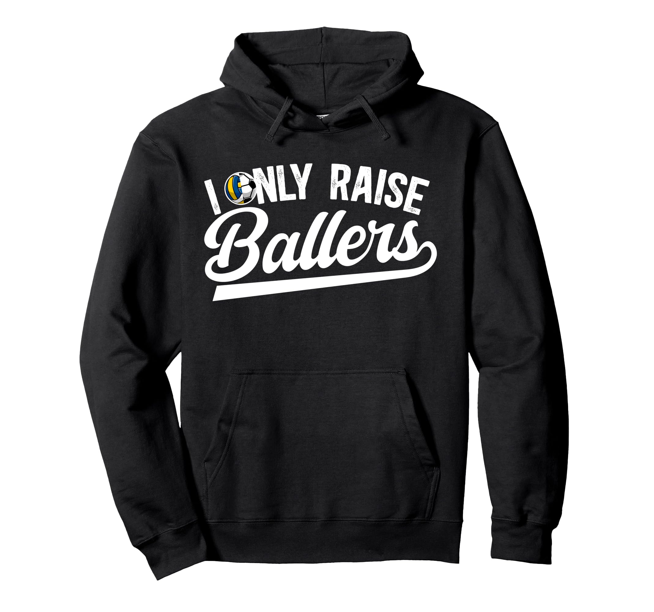 I Only Raise Ballers Volleyball Hoodie - Custom Art Print for Adults