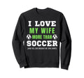 Soccer Fan Sport Soccer Player Sweatshirt - Aesthetic Graphic for Adults