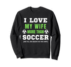 Soccer Fan Sport Soccer Player Sweatshirt - Aesthetic Graphic for Adults