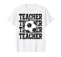 Soccer Teacher Cracked Wall Family T-Shirt - Novelty Apparel Men Women