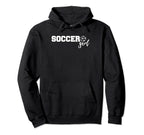 Soccer Funny Soccer Ball Hoodie - Fun Novelty Design Unisex