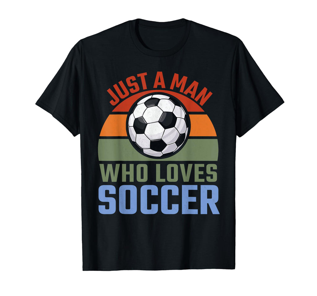 Just Who Loves Soccer Soccer Player T-Shirt - Unique Graphic for Adults