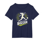 Born To Play Soccer Womens Inspirational T-Shirt - Streetwear Style Unisex